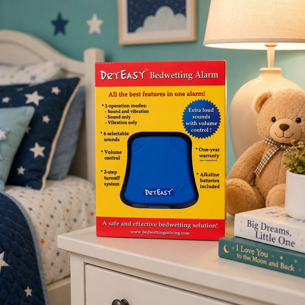DryEasy Bedwetting Alarm Enuresis Training System Sound Vibration New In Box